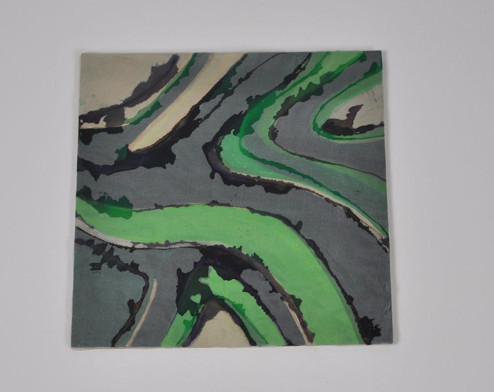 Emerald Currents Painting